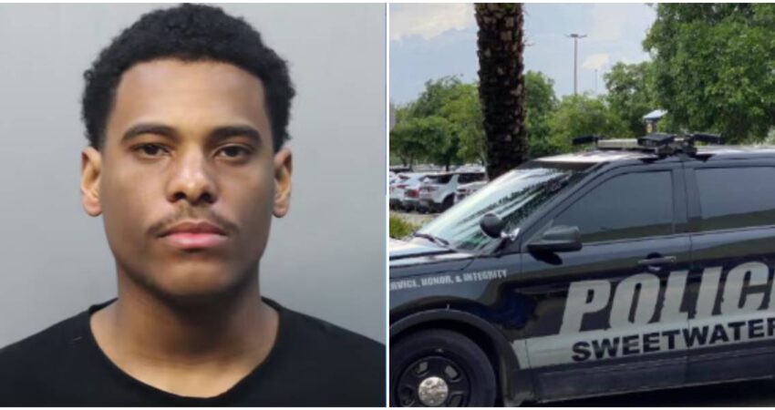 Terror en plena vía de Miami: discusión entre conductores termina a tiros cerca del Dolphin Mall hombre preso-policía de Sweetwater