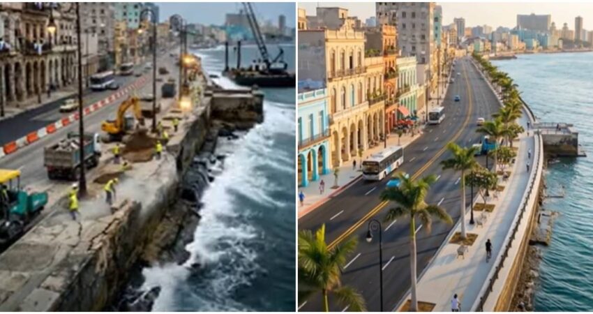 Video viral muestra cómo sería el Malecón de La Habana en una Cuba próspera y libre de comunismo malecón de la Habana