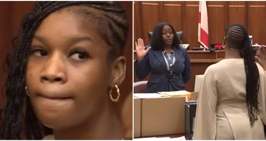Adolescente admite homicidio en Miami: el caso entra en su fase final con posible condena de 30 años mujer acusada-juicio