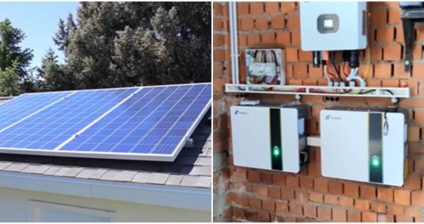 Crean en Florida un sistema solar que enfrรญa casas sin electricidad: asรญ funciona el invento que sorprende al mundo panel solar-baterรญa