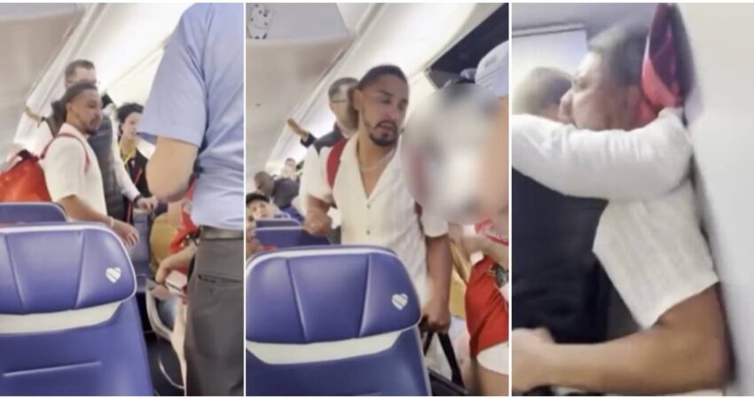 Caos en avión en Miami: pasajero termina arrestado tras pelear con un oficial federal antes del despegue pelea en avión
