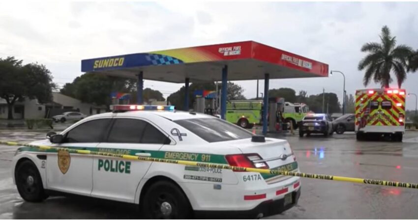 Una mujer pierde la vida en una gasolinera de Miami-Dade tras un tiroteo provocado por una discusión, según la policía policía de Miami (8)