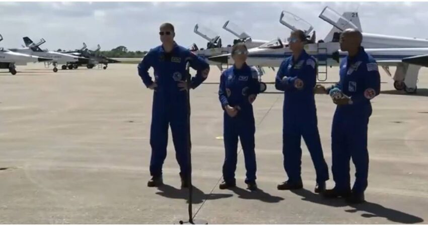 Regreso a la Luna después de medio siglo: llegan a Florida los astronautas del Artemis II para emprender la histórica misión tripulación del Artemis II