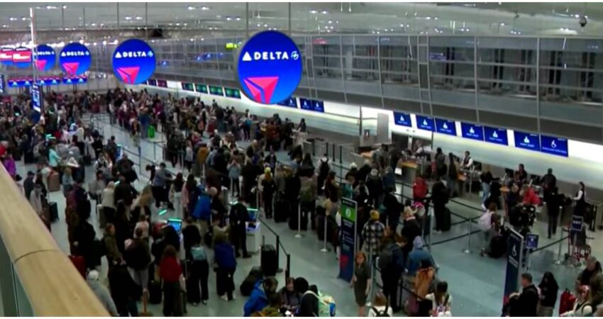 Caos total en Miami y Fort Lauderdale: miles de pasajeros varados en aeropuertos debido al mal tiempo y el cierre del gobierno vuelos cancelados
