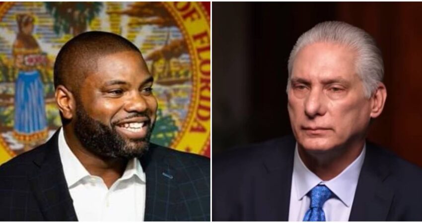 Candidato a gobernador de Florida endurece su discurso: "Necesitamos un cambio de régimen a escala total en Cuba ahora" Byron Donalds-Díaz-Canel
