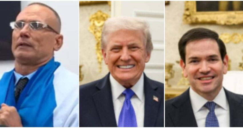 Josรฉ Daniel Ferrer: "Somos un pueblo valiente y tenemos amigos como Marco Rubio y Donald Trump" Ferrer-Trump-Rubio