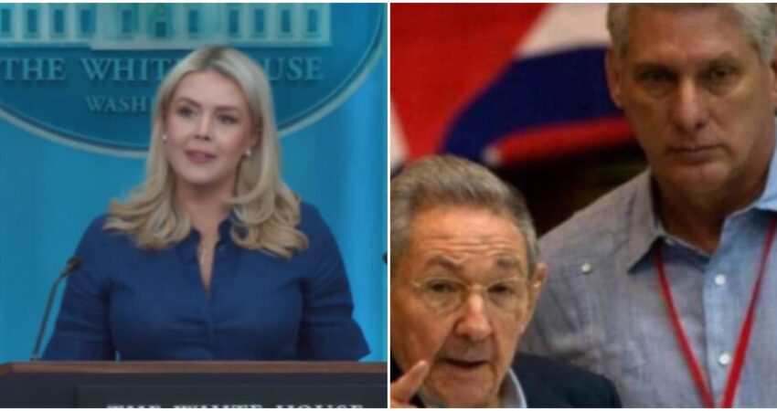 Karoline Leavitt asegura que el régimen cubano se encuentra en una posición muy débil económicamente y por ende está destinado a caer Karoline Leavitt-dictadura