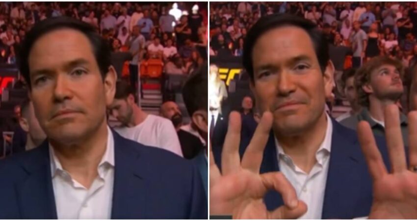 Marco Rubio se roba el show en la UFC y la comunidad cubana estalla en las redes sociales: Esto fue lo que pasó Marco Rubio