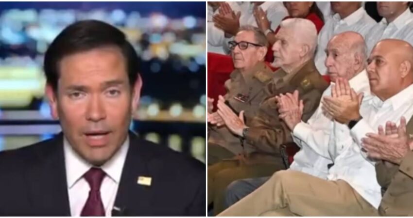"Están en serios problemas": Marco Rubio lanza nuevo mensaje a la dictadura cubana y asegura que su final está cerca Rubio-dictadura cubana (1)