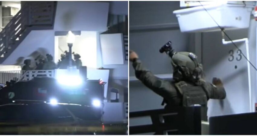 Tensión máxima en Miami Beach: operativo SWAT irrumpe en edificio y arrestan a dos sospechosos armados Swat Miami