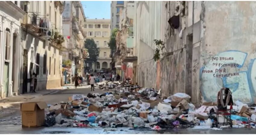 Cuba en la portada de TIME: ยฟantes de la caรญda o al borde de un cambio histรณrico? basura en Cuba