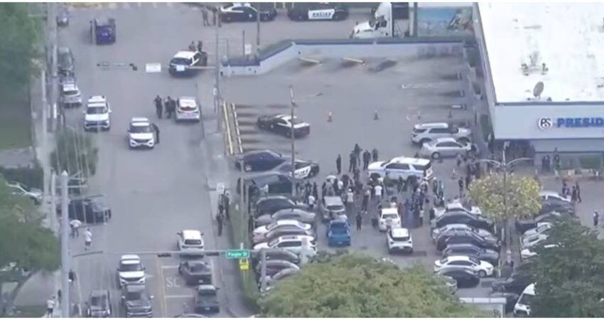 “Alerta en Miami": fuerte despliegue policial rodea escuelas y desata temor entre padres despliegue policial en Miami