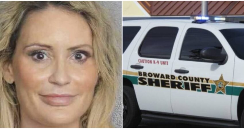Detienen a azafata de Spirit Airlines acusada de suplantar a oficial de la ley en comunidad residencial mujer acusada-policía de Broward (1)