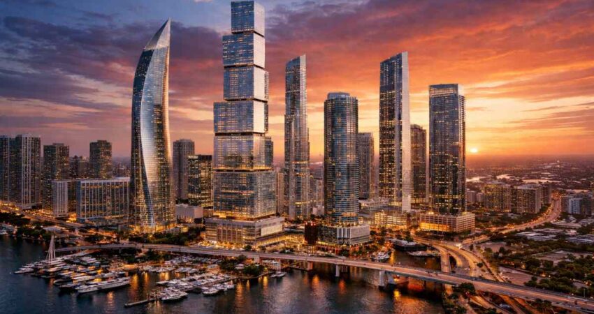 Miami se prepara para una nueva era: estos son los rascacielos que marcarรกn el 2026 skyline-miami