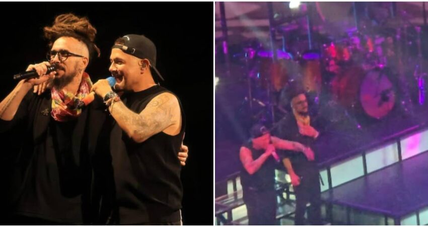 Estalla el Kaseya Center: Kamankola lanza fuerte mensaje contra la dictadura cubana en concierto de Alejandro Sanz que acogió a casi 20.000 personas Alejandro Sanz y Kamankola