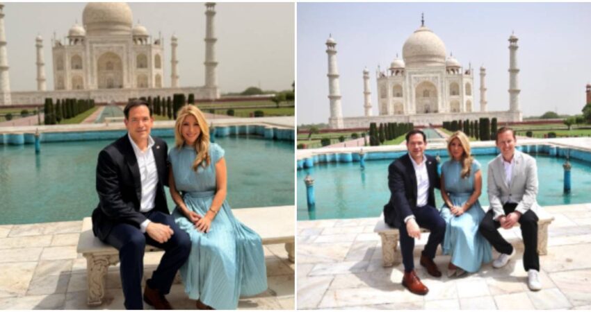 Marco Rubio sorprende al mundo con una inesperada escena romรกntica en el Taj Mahal durante su visita oficial a la India Familia Rubio