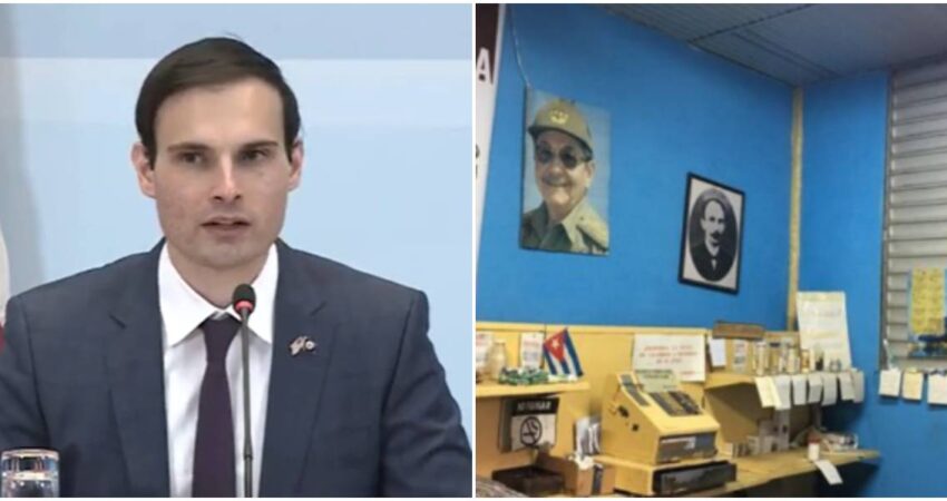 Funcionario estadounidense desenmascara a la dictadura cubana: "Las estanterรญas de las tiendas estรกn totalmente carentes de productos bรกsicos" Jeremy Lewis. Bodega cubana
