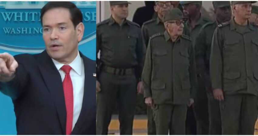 âComunistas incompetentesâ: Marco Rubio endurece su discurso contra el rĂ©gimen cubano en medio de la crisis econĂłmica de la isla Marco Rubio-RaĂșl Castro y DĂaz-Canel
