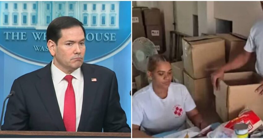 Washington endurece el tono: Marco Rubio denuncia que el régimen cubano impide la llegada de ayuda humanitaria al pueblo Marco Rubio-ayuda a cubanos