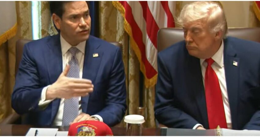 Marco Rubio vuelve a referirse al tema Cuba desde la Casa Blanca: "Habrá un buen resultado para ellos. Tiene que haberlo" Marco Rubio y Donald Trump