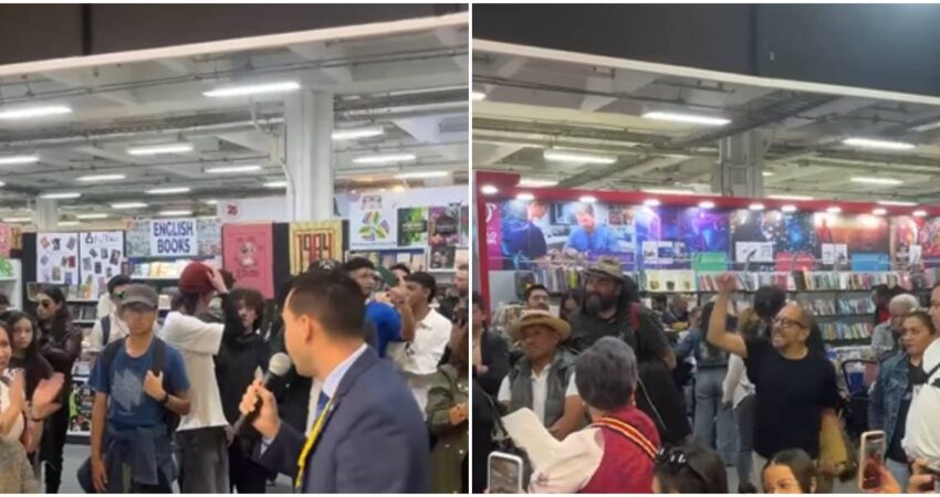 Explota el debate sobre Cuba en Bogotรก: fuerte enfrentamiento entre Mario Pentรณn y simpatizantes del castrismo en plena Feria del Libro Mario Pentรณn-Feria del Libro de Bogotรก
