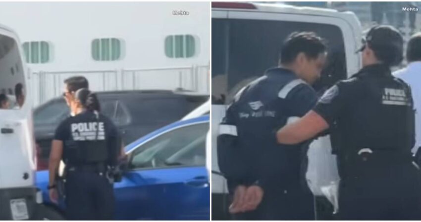 Pasajeros en shock: agentes federales suben a crucero de Disney en San Diego y arrestan a varios tripulantes arrestos de inmigrantes (2)