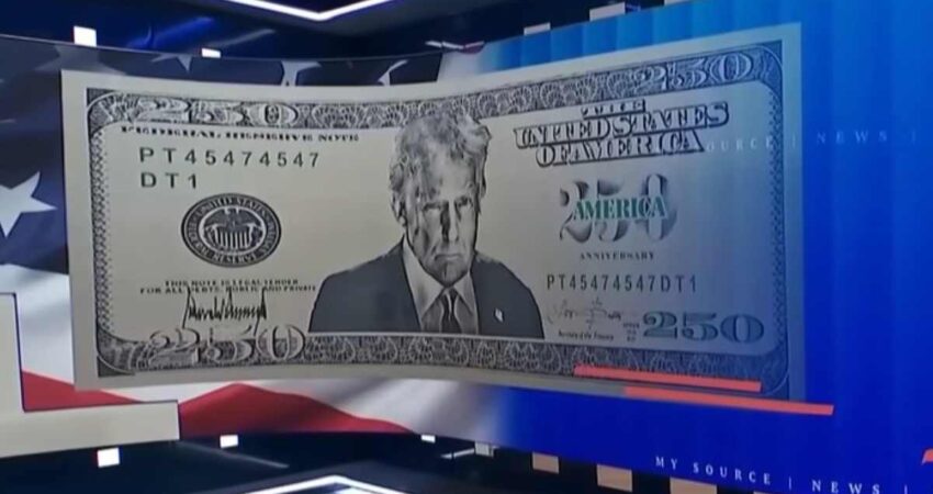 Secretario del Tesoro respalda propuesta para colocar a Trump en un billete de $250 y desata debate en Estados Unidos billete250
