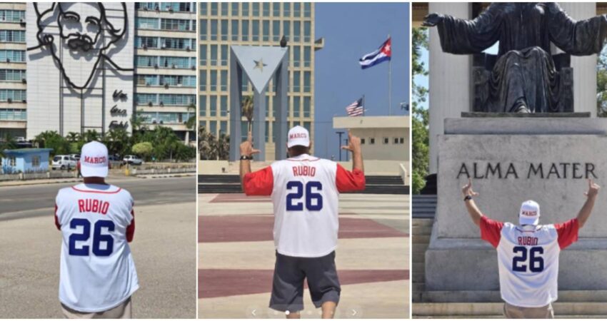 “En pleno corazón del régimen": cubano se pasea por La Habana posando una camiseta y una gorra con el nombre de Marco Rubio exiliado cubano