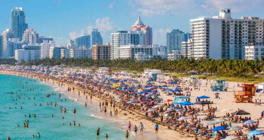 Miami Beach se prepara para un verano récord de turistas y playas completamente llenas miamibeach