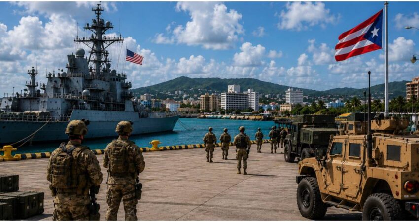 Crece la tensión en el Caribe: Puerto Rico anuncia una presencia militar estadounidense sin precedentes y no descarta una intervención en Cuba militares de EE.UU en Puerto Rico