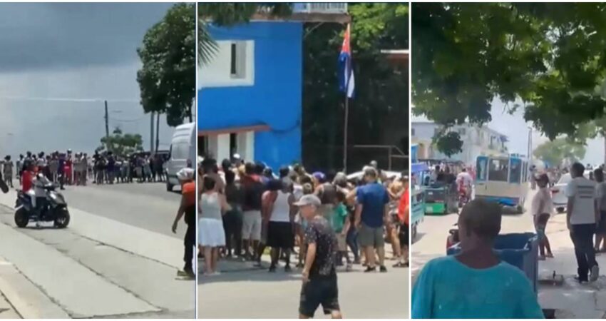 Estalla otro cacerolazo en La Habana: vecinos rodean sede del gobierno en San Miguel del Padrón exigiendo comida y corriente protestas en San Miguel del Padrón