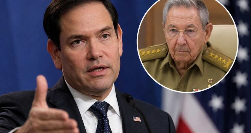 Marco Rubio se pronuncia sobre una posible captura de Raรบl Castro tras acusaciรณn federal en EE.UU. rubio-castro