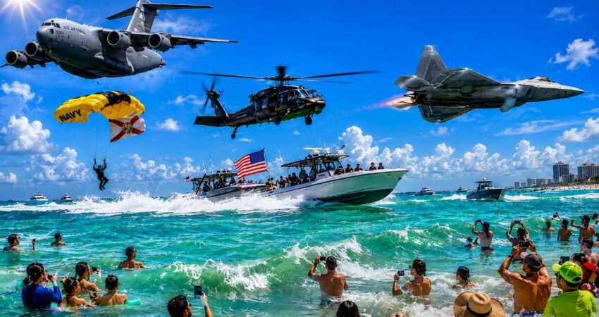 Miami Beach vive otro dรญa de adrenalina con el Hyundai Air & Sea Show este domingo showaereomiami