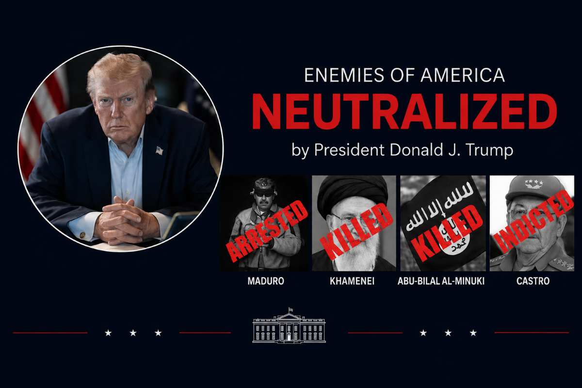 La Casa Blanca publica imagen que incluye a Raúl Castro entre los “enemigos neutralizados” de Estados Unidos