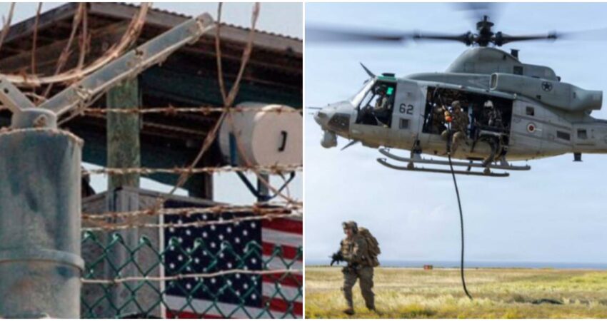 EE.UU. muestra músculo militar en Guantánamo con ejercicios de inserción aérea de fuerzas de élite Base Naval de Guantánamo-ejercicios militares