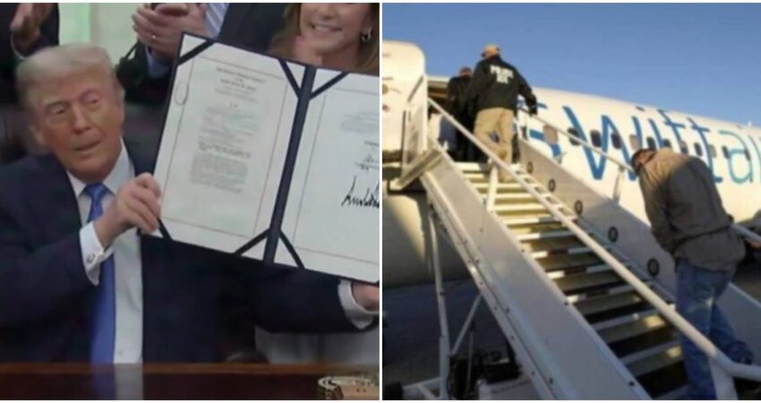 Trump firma la ley migratoria más dura de su mandato: miles de millones para deportaciones y más poder para ICE Donald Trump-deportaciones en EE.UU
