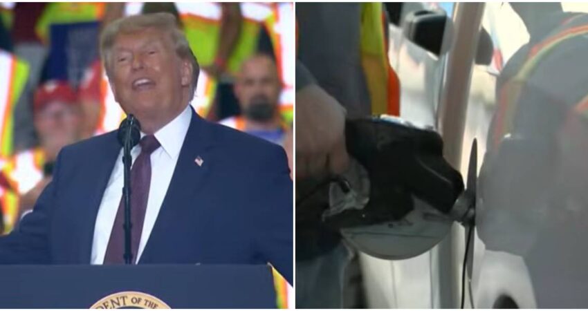 Donald Trump denuncia abuso en los precios de la gasolina y pide una investigación federal: "Están estafando a los clientes" Donald Trump-gasolina