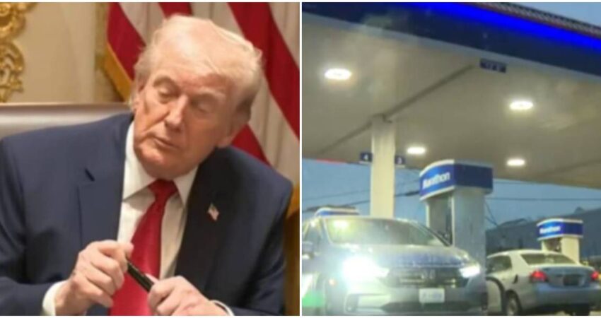 Trump lanza ultimátum a las gasolineras de EE.UU: ¡Los minoristas de gasolina deben bajar sus precios, inmediatamente! Donald Trump-gasolinera