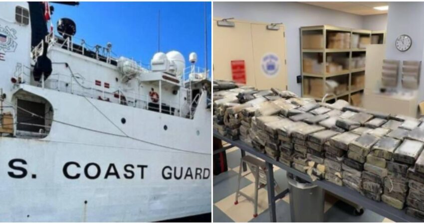 Golpe al narcotráfico en Miami: Guardia Costera frustra el ingreso de más de 1,500 libras de cocaína valoradas en 11 millones de dólares Guardia Costera-drogas