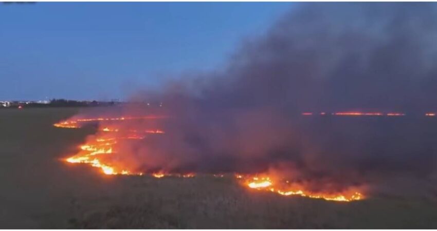 Más de 2,000 acres en llamas: el incendio que oscureció el cielo del oeste de Broward y aún no está contenido Incendio en Broward