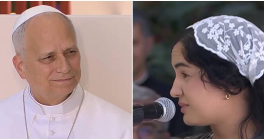 Madre cubana agradece al Papa León el apoyo que recibió de la iglesia al llegar a España embarazada de mellizos: "Nos han acompañado desde el primer momento” Papa León-madre cubana
