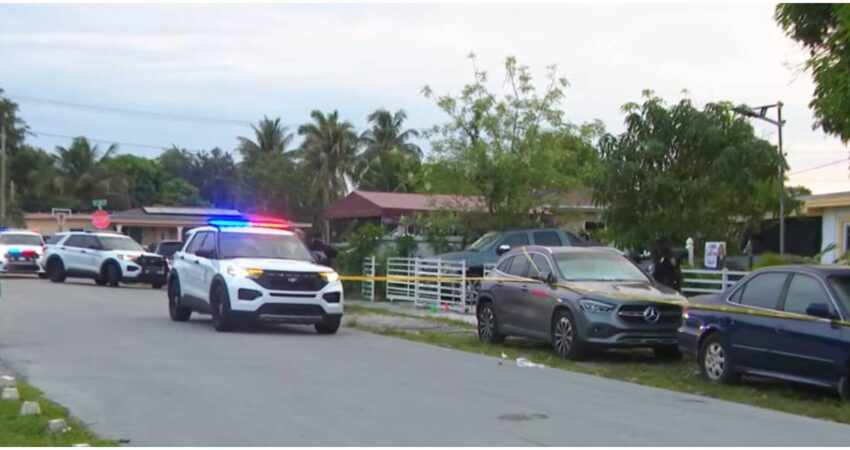 Presunto ladrรณn muere baleado tras irrumpir en una vivienda de Miami Gardens Policรญa de Miami Gardens