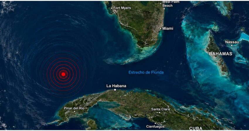 Uno de los sismos mรกs fuertes de los รบltimos aรฑos sacude el occidente de Cuba y parte de la Florida Sismo cerca de Cuba y Florida