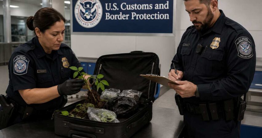 CBP multa a viajero procedente de Cuba por ocultar plantas en su equipaje cbpcubano