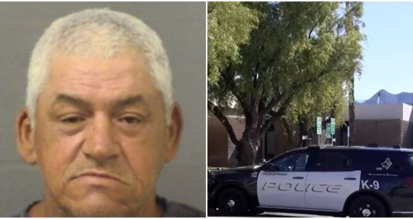 Escena de horror en Florida: arrestan a cubano que amenazó a una pareja con un machete en plena vía pública cubano arrestado-policía de Palm Springs