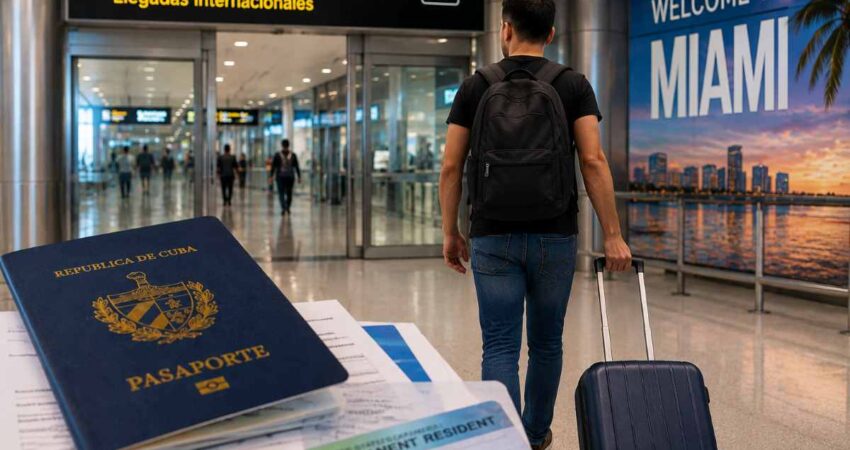 Cubano deportado a Cuba recibe inesperada oportunidad: EE.UU. autoriza su regreso con parole especial cubano-parole