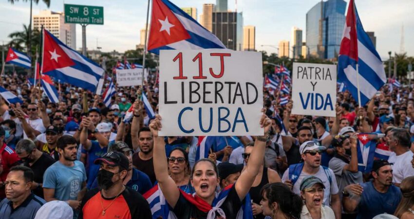 Convocan en Miami un acto para conmemorar el 11J y reafirmar el apoyo a la libertad de Cuba cubanosmiamilibertad