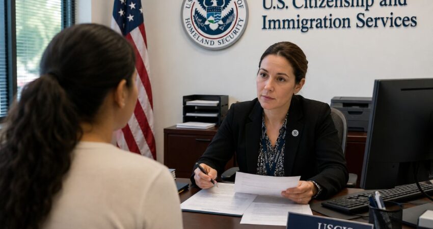 Abogada advierte que USCIS estaría realizando entrevistas más estrictas para quienes solicitan el ajuste de estatus entrevista