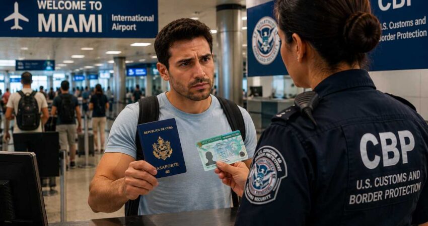 Cubanos con Green Card que esperan la ciudadanía reciben advertencia sobre viajes a Cuba: esto explica abogada de inmigración greencardcubanos1