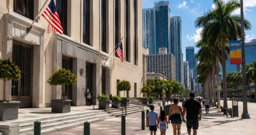 Juneteenth provoca cierres de bancos y oficinas gubernamentales mientras comercios y playas operan con normalidad en el sur de Florida miami